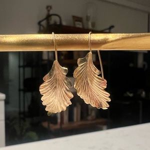 GOLD LEAF EARRINGS